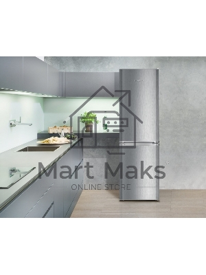 Холодильник Liebherr CUELE 3331-26 001 серебристый двухкамерный 212/84л морозилка снизу