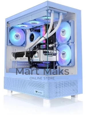 Компьютерный корпус Thermaltake View 270 TG ARGB синий без БП ATX 6x120мм 2x140мм 1x200мм 2xUSB3.0 audio bott PSU