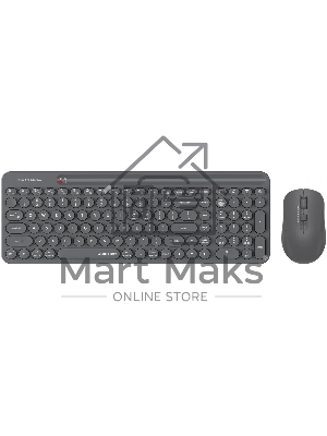 Комплект клавиатура + мышь A4Tech Fstyler FG3300 Air2 клав:серый мышь:серый USB беспроводная slim Multimedia