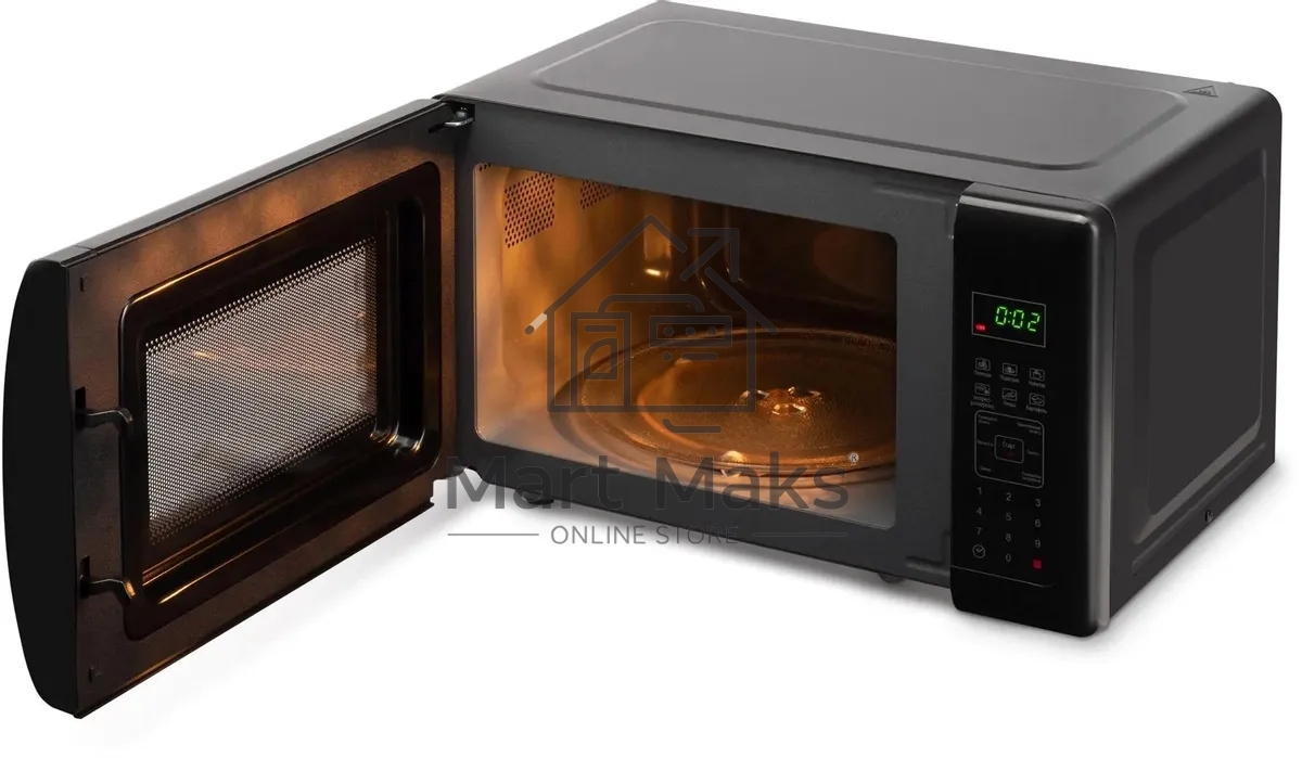 Микроволновая печь SunWind SUN-MW007 черный, 20 л, 700 Вт, переключатели - сенсор