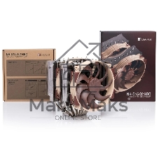 Кулер для процессора Noctua NH-D15 G2 HBC, 2x140 мм, медь, 1500 об/мин, 24.8 дБ, 4 pin PWM, высота 168 мм