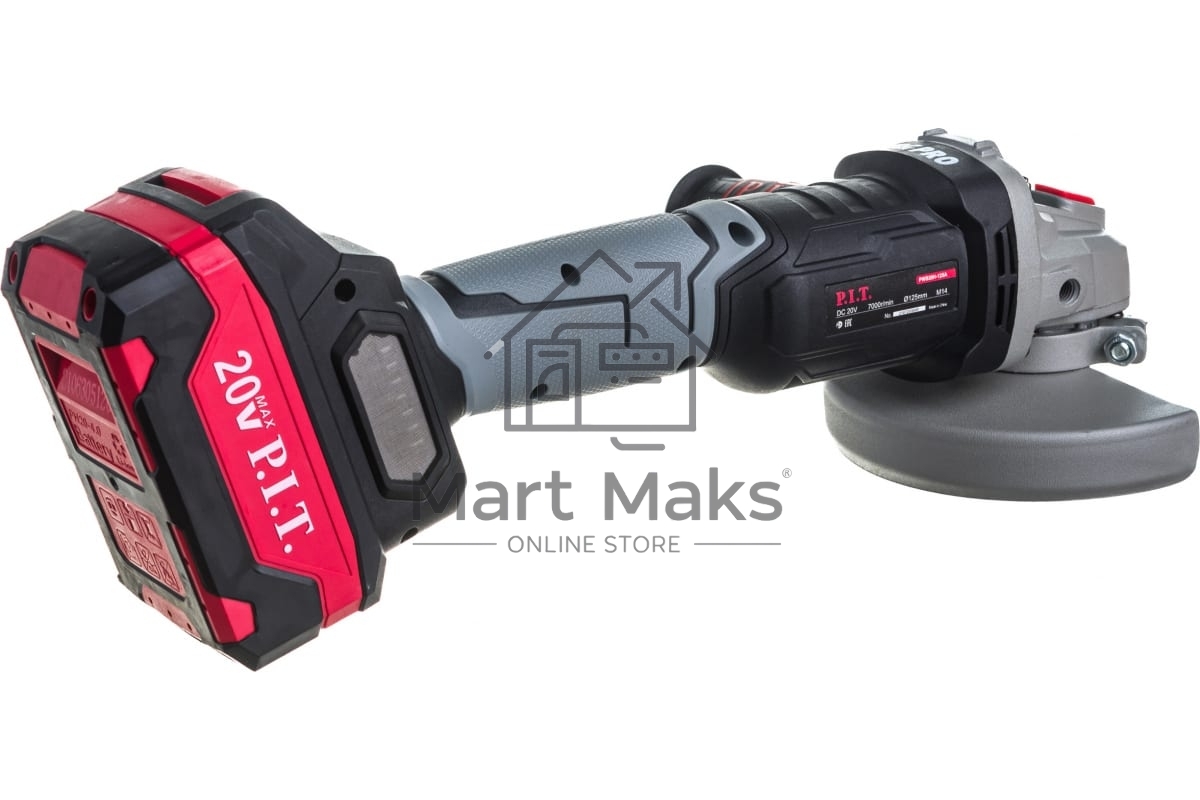 Угловая шлифовальная машина P.I.T. PWS20H-125A/1 7000об/мин рез.шпин.:M14 d=125мм