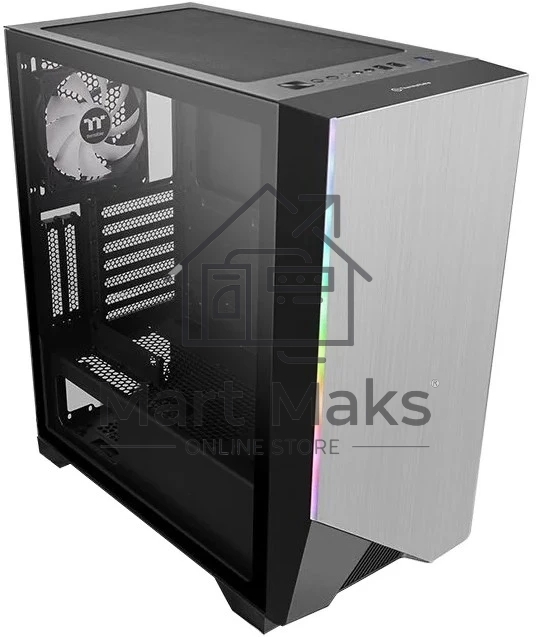 Компьютерный корпус Thermaltake H550 TG RGB черный без БП ATX 5x120mm 5x140mm 2xUSB2.0 1xUSB3.0 audio bott PSU