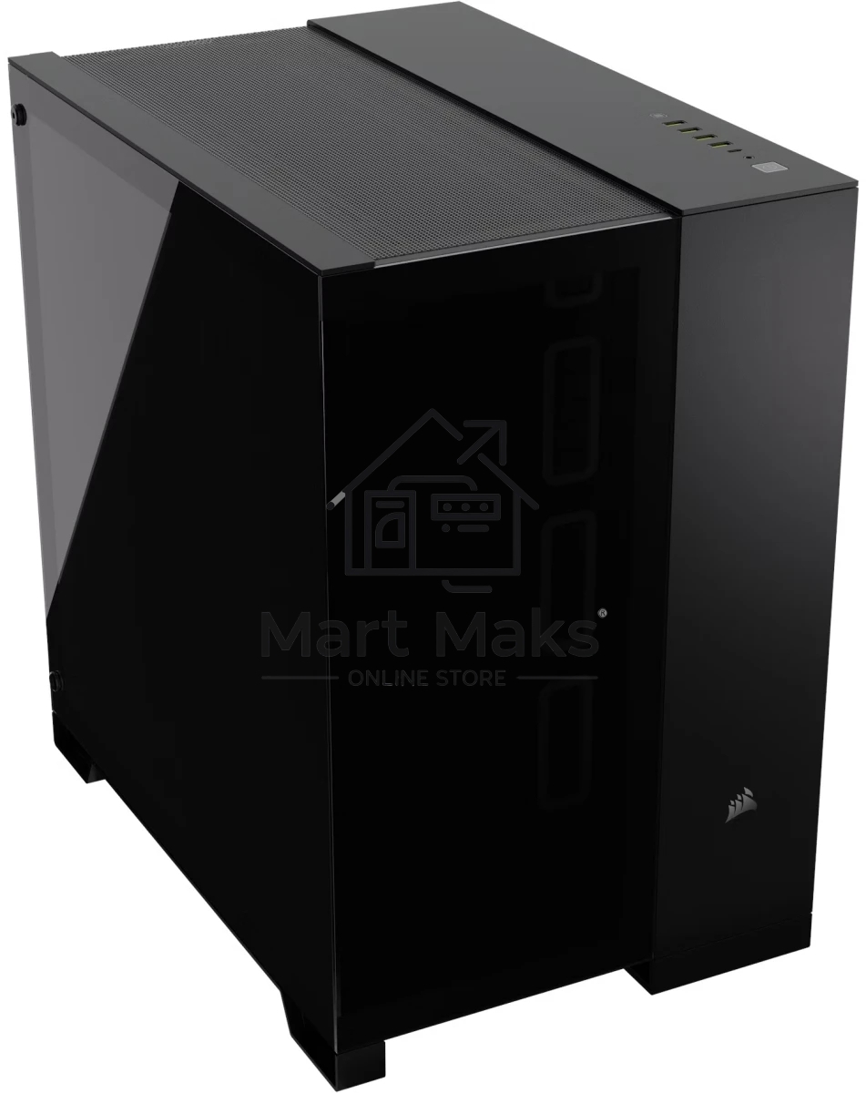 Компьютерный корпус без блока питания Corsair 6500X, Midi-Tower, TG, no fan, 4xUSB-A 3.2, 1xUSB 3.2 Type-C, E-ATX, ATX, mATX, mITX черный
