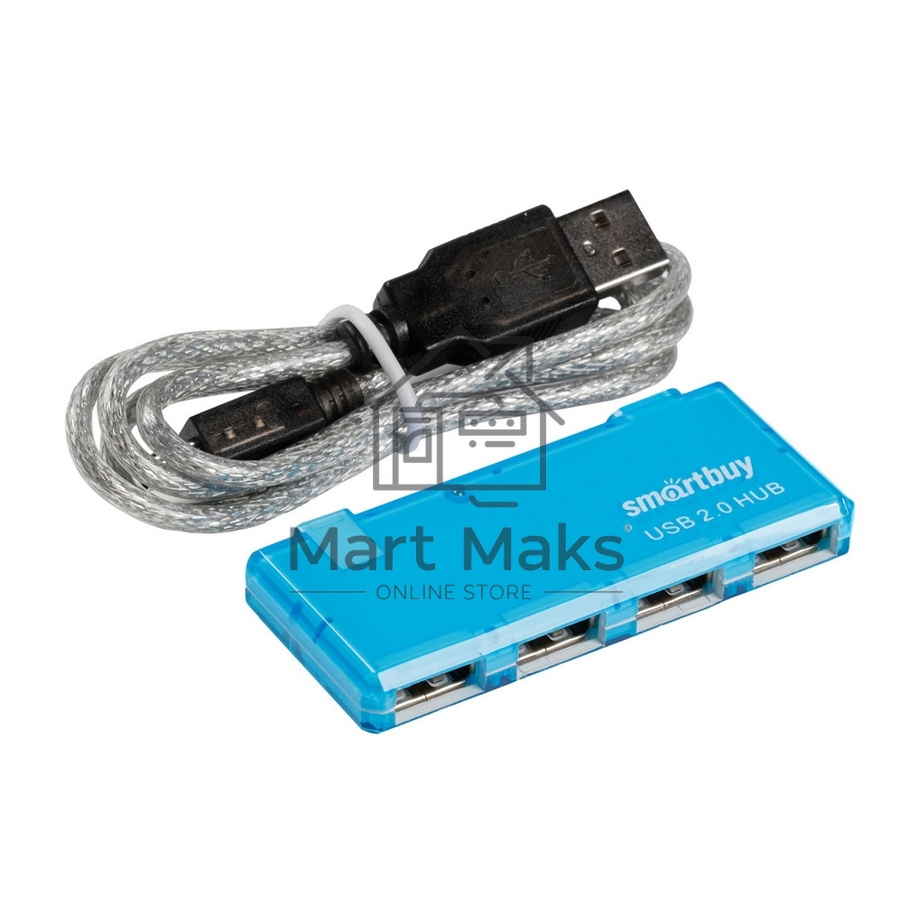 USB-хаб SMARTBUY (SBHA-6110-B) 4 порта синий