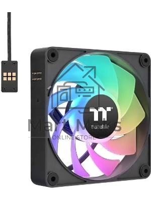 Вентилятор для корпуса Thermaltake CT120 EX Sync ARGB 120х120x25 черный 4-pin 28.5дБ (упак.:3шт) (CL-F181-PL12SW-A) Ret