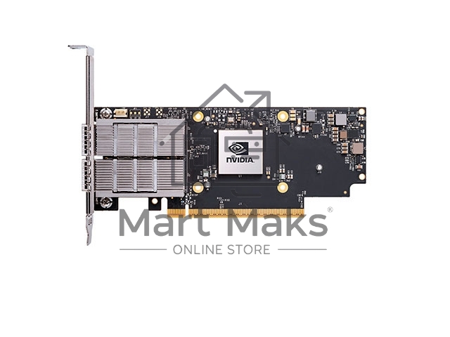 Сетевая карта Infiniband NVIDIA ConnectX-7 adapter card, 200Gb/s NDR200 IB, Single-port OSFP, PCI e 5.0 x16 Extension option (Socket Direct ready), Secure boot, No Crypto, Tall Bracket