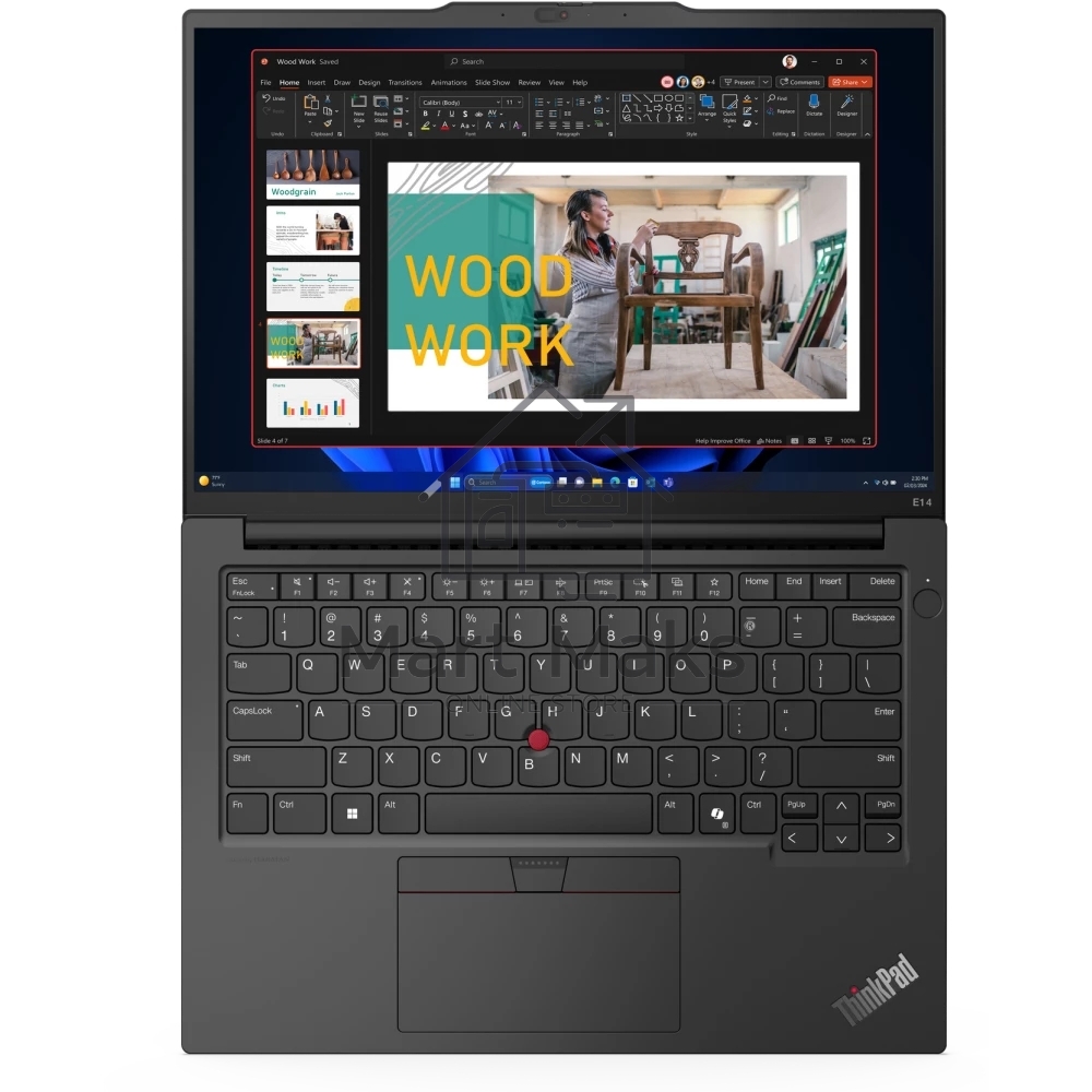 Ноутбук Lenovo ThinkPad E14 Gen6 черный Core Ultra 5 125U/8Gb/SSD256Gb/14.0