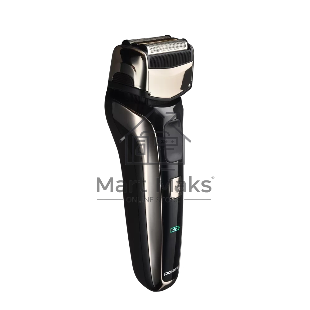 Бритва Polaris PMR 0311 RC PRO (аккум/сеть, LI-ION, сухое и влажное) черный/серебряный