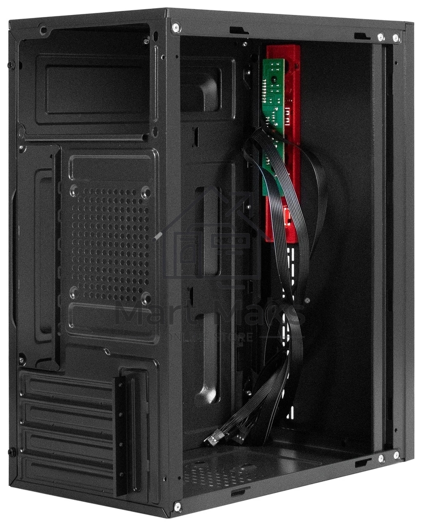 Компьютерный корпус Minitower ExeGate BAA-403-UNS400 (mATX, БП UNS400 с вент. 12см, 2*USB, HD Audio, черный)