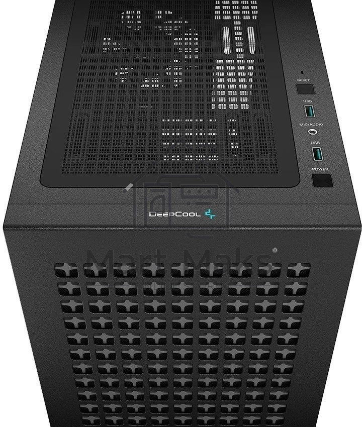 Компьютерный корпус Deepcool CH370 черный без БП mATX 1x120mm 1xUSB2.0 1xUSB3.0 audio bott PSU