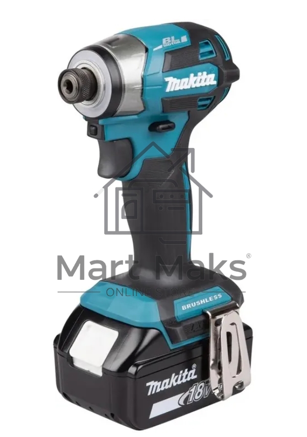 Шуруповерт Makita DTD173RTJ, 18 В, 5 Ач, 180 Нм, бесщеточный, ударный