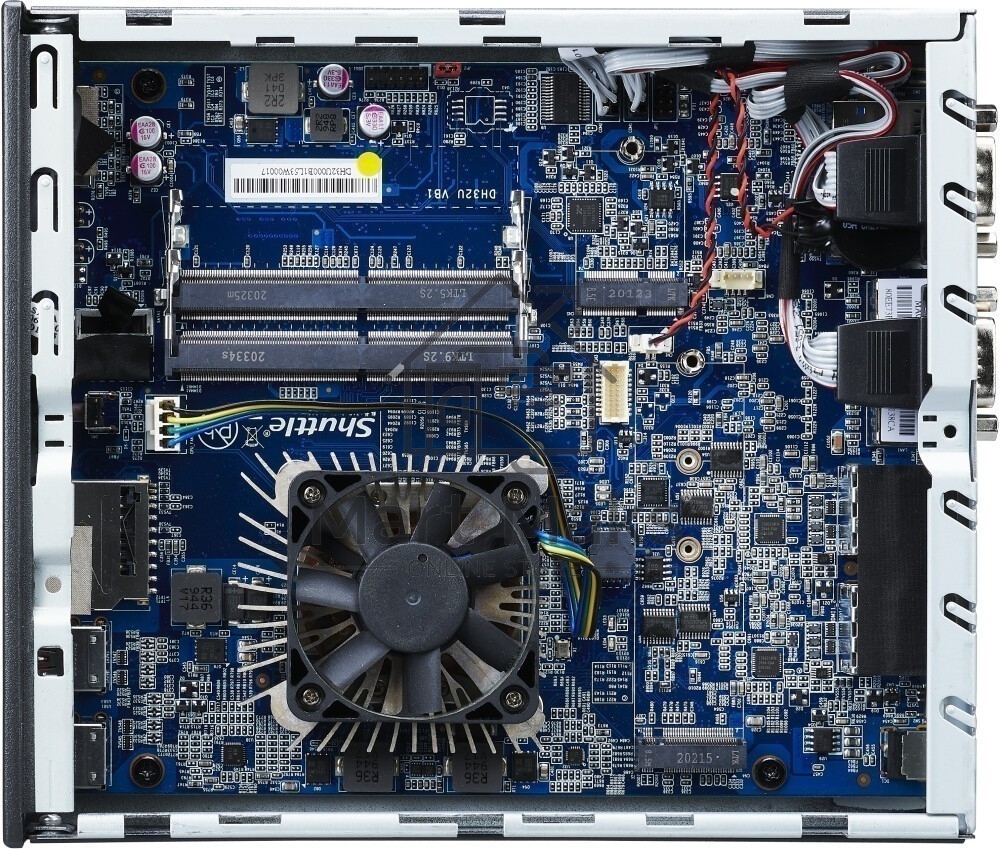 Платформа Shuttle DH32U SHU-DH32U-(MOTHERBOARD_V.2.X (Pentium 7505)-NPI,BLACK-90W3P,W/O HDD), W/O EDID/ ALC662/ALC888,Genesys (004440)