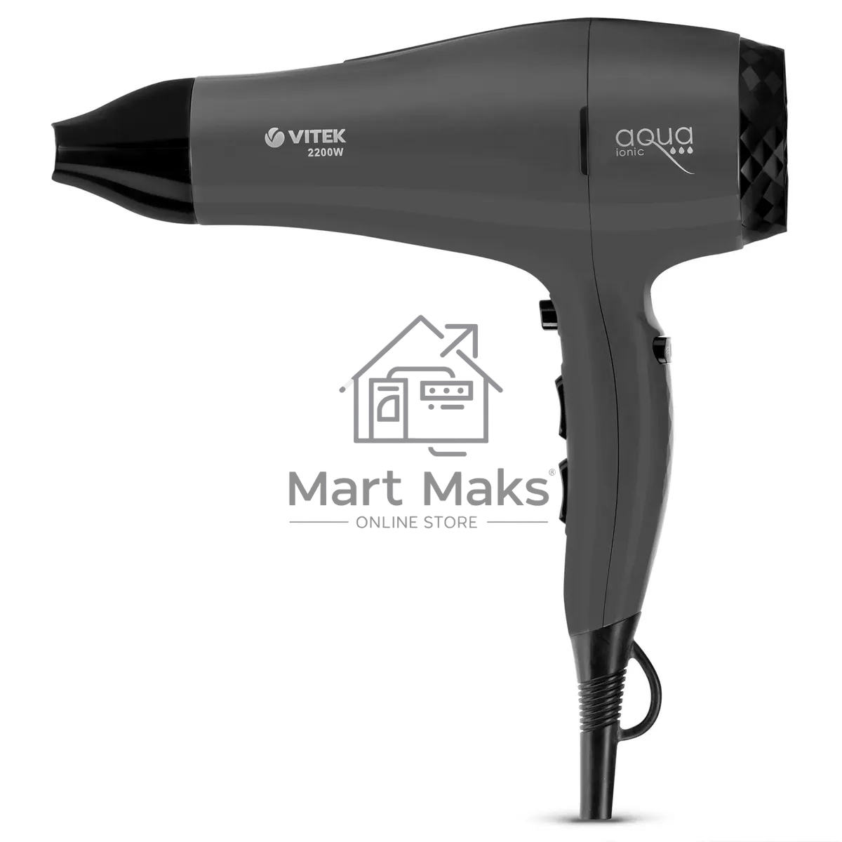 Фен Vitek VT-8229 MC 2200Вт графитовый/черный (VT-8229)