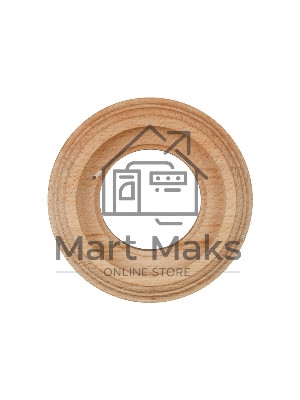 Рамка Bironi BF1-610-10 1 постовая, накладной монтаж, дерево, Натурэль