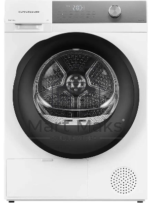 Сушильная машина Kuppersberg DM 610 W белый, 9 кг, сушка - тепловой насос, программ - 14, 59.5 x 85 x 68.5 см