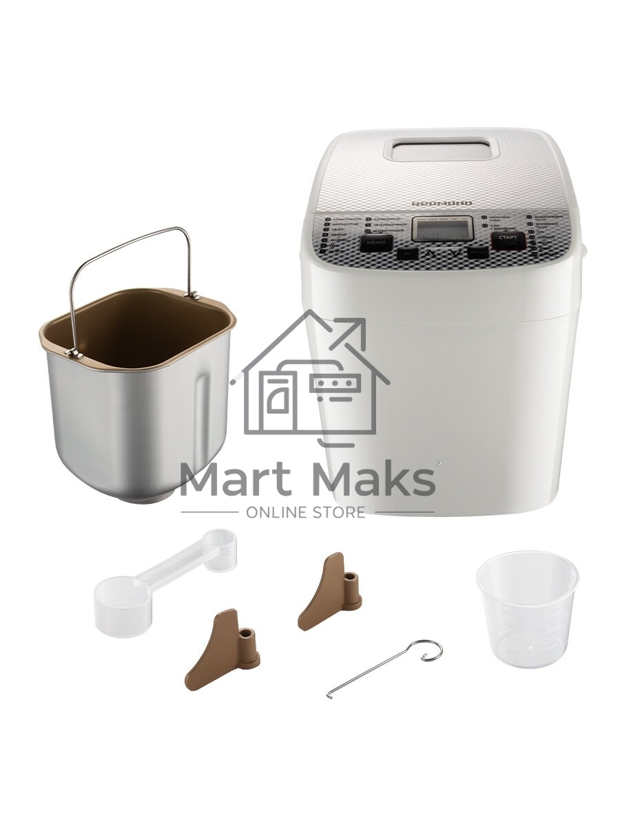 Хлебопечка Redmond RBM-1908 450 Вт, белый