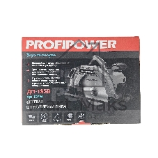 Пила циркулярная PROFIPOWER E0266 ДП-185B (1400Вт, 5500об/мин, диск 185х20мм, пропил 42/60мм, 45°)