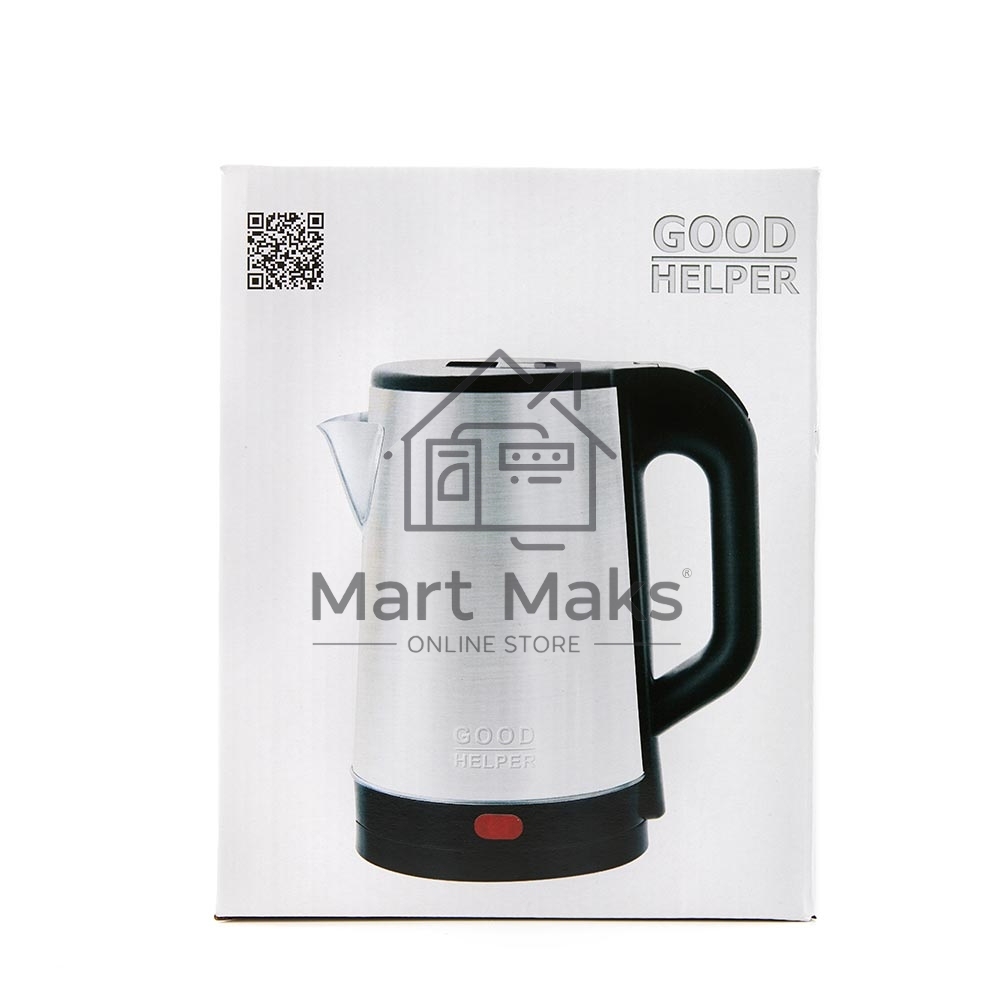 Чайник электрический Goodhelper KS-18B08 1.8 л, нержавейка, 1500 Вт