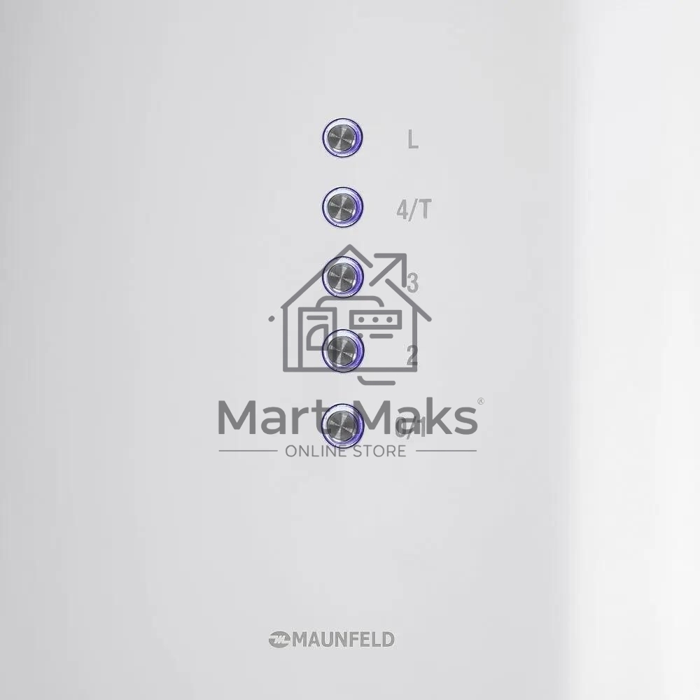 Вытяжка островная Maunfeld Lee Isla 39 белый, 38 см, 1000 куб. м/ч, 52 дБ