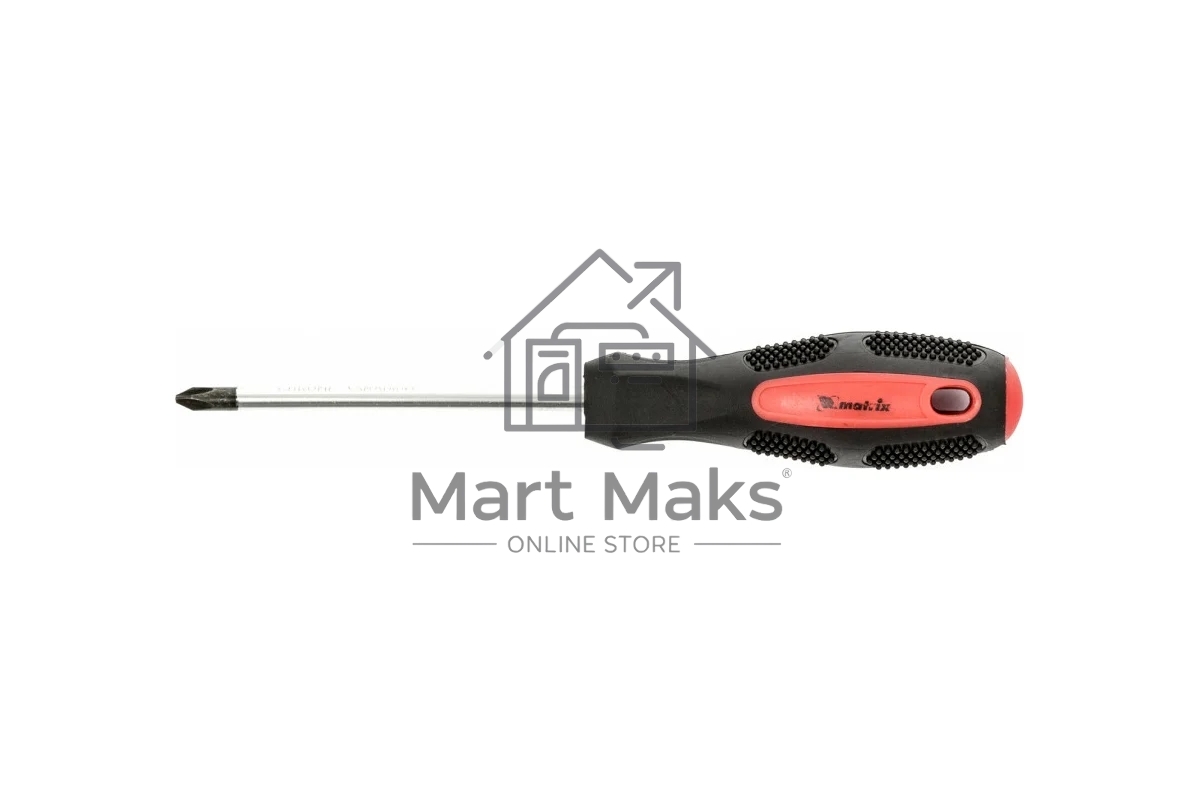 Отвертка Matrix Anti-Slip 12248 PH2 х 100 мм, CrV, двухкомп. рукоятка