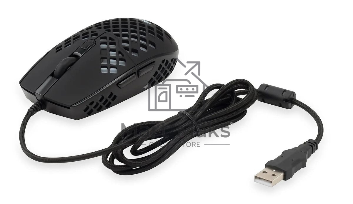 Мышь проводная Acer OMW134 черный, 3200 dpi, USB, кнопки - 6