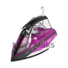 Утюг Centek CT-2344 фиолетовый/белый, 2200 Вт, 45 г/мин, 145 г/мин, 320 мл