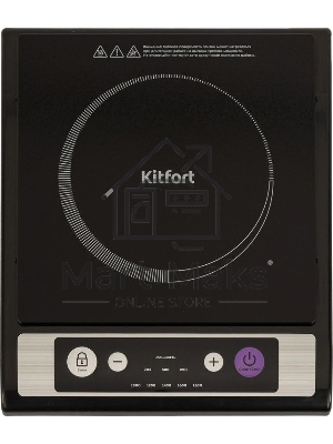 Плита электрическая Kitfort КТ-107 черный (настольная)