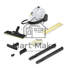 Пароочиститель Karcher EasyFix SC 2 белый, напольный, 1500 Вт, 40 г/мин, 1000 мл