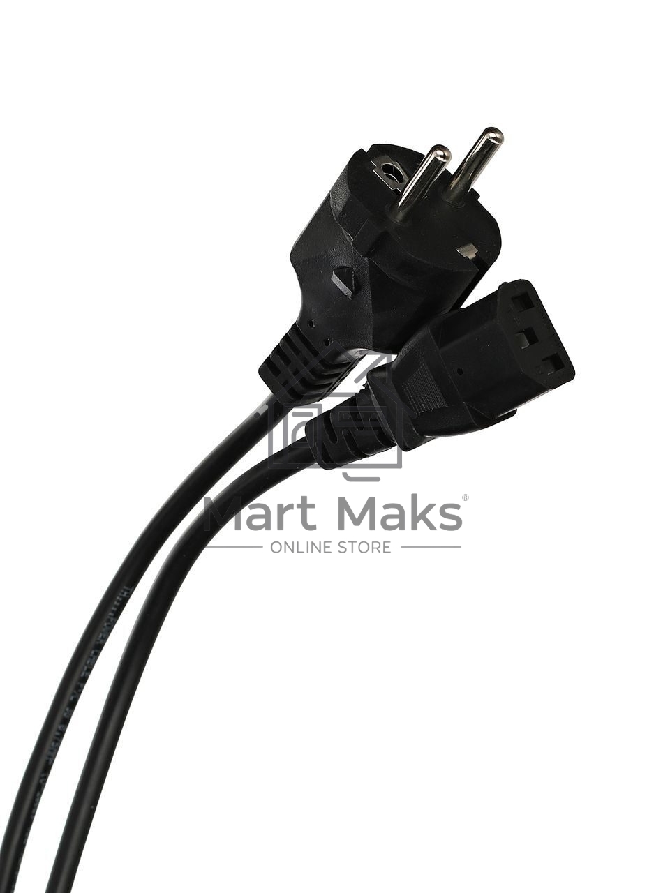 Кабель компьютер - розетка 220V (EURO) 1.8м, 3G 0,75mm медь, Telecom