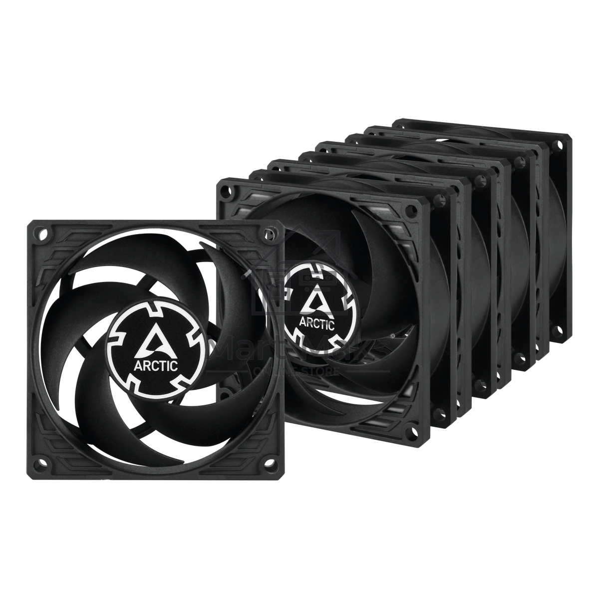 Вентилятор корпусной ARCTIC P8 Value Pack (Black/Black) (5pc)  (ACFAN00153A)