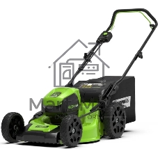 Газонокосилка аккумуляторная GreenWorks GD60LM46HPK4, 60 В, 4 Ач
