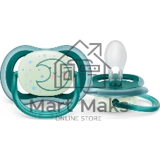 Пустышка Philips Avent ultra air, ночная, месяц, 6-18 мес., 1 шт.