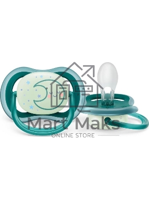 Пустышка Philips Avent ultra air, ночная, месяц, 6-18 мес., 1 шт.