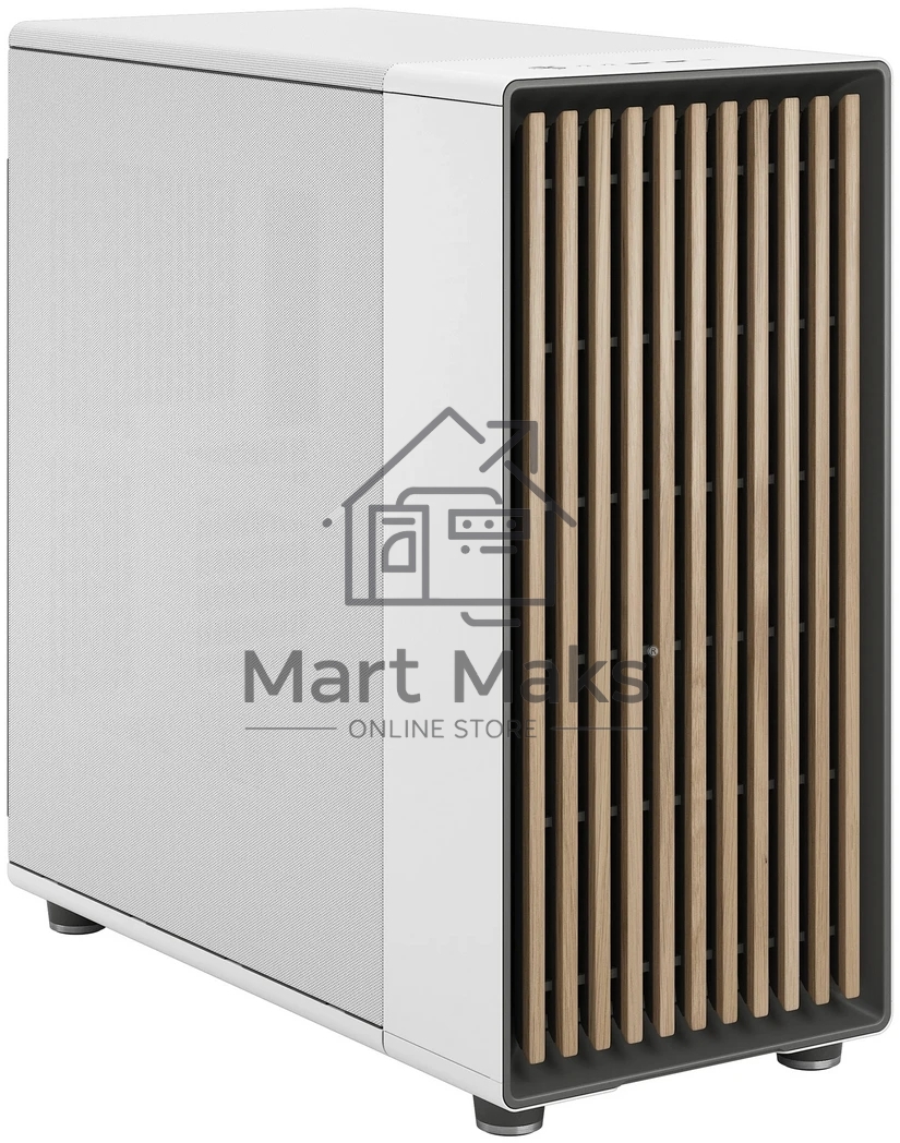 Корпус ПК без блока питания Fractal Design North XL, Full-Tower, 3x140mm, 2xUSB-A 3.2 + 1xUSB 3.2 Type-C E-ATX, ATX, mATX, mITX Wood panel, Chalk White