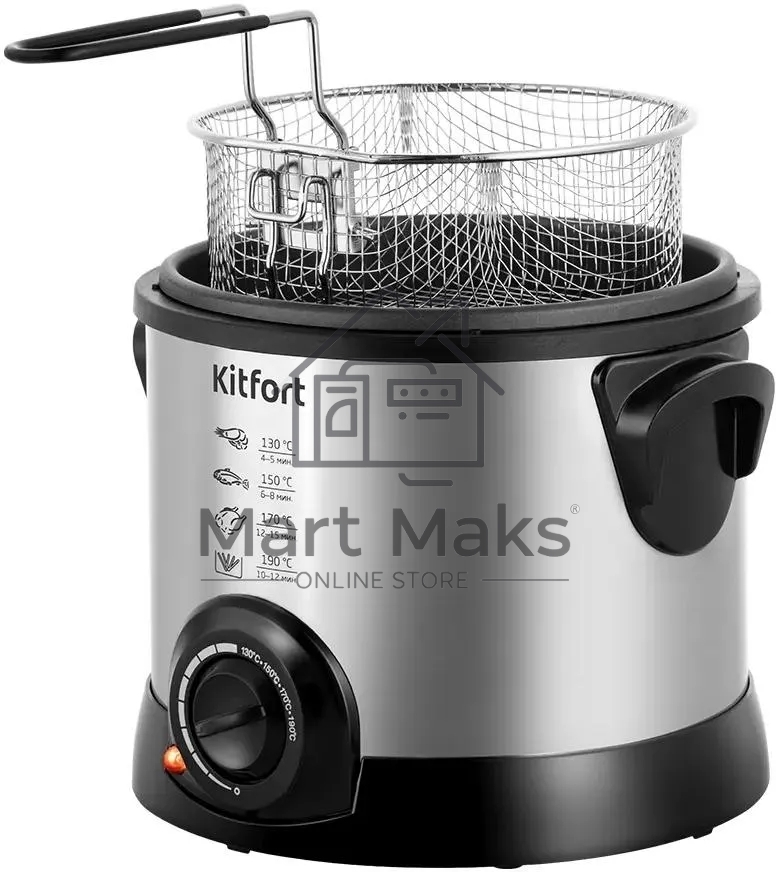 Фритюрница Kitfort KT-2011 1200Вт серебристый/черный