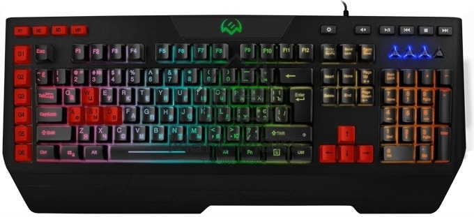 Клавиатура SVEN KB-G9600 проводная, USB Type-A, чёрный