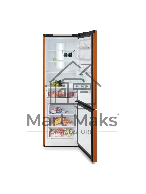 Холодильник Бирюса Б-T960NF оранжевый двухкамерный 240/100 л морозилка снизу, No Frost