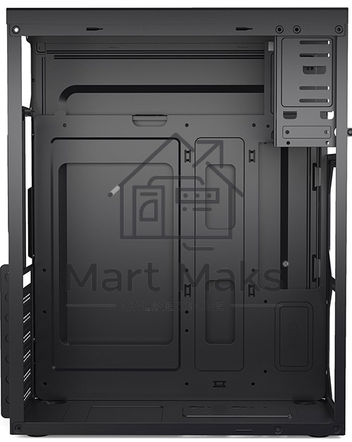 Компьютерный корпус CBR PCC-ATX-J02-450W2 ATX Miditower J02, c БП PSU-ATX450-08EC (450W/80mm), 2*USB 2.0, HD Audio+Mic, кабель питания 1.2м, черный