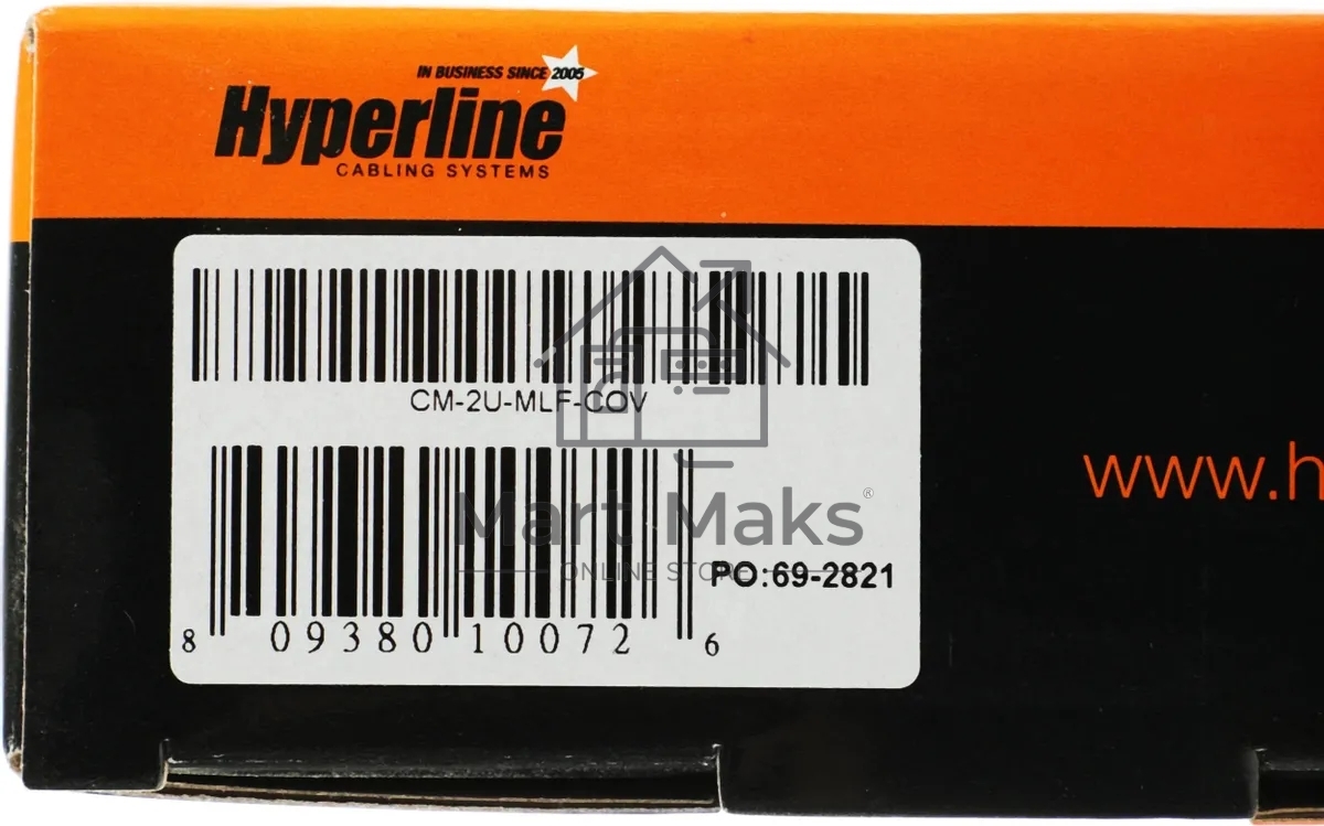 Кабельный органайзер Hyperline CM-2U-MLF-COV 2U шир.:19