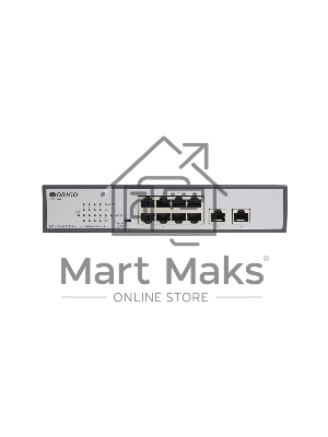 Неуправляемый PoE-коммутатор ORIGO Unmanaged Switch 8x1000Base-T PoE, 2x1000Base-T, PoE Budget 120W, Long-range PoE up to 250m, 19