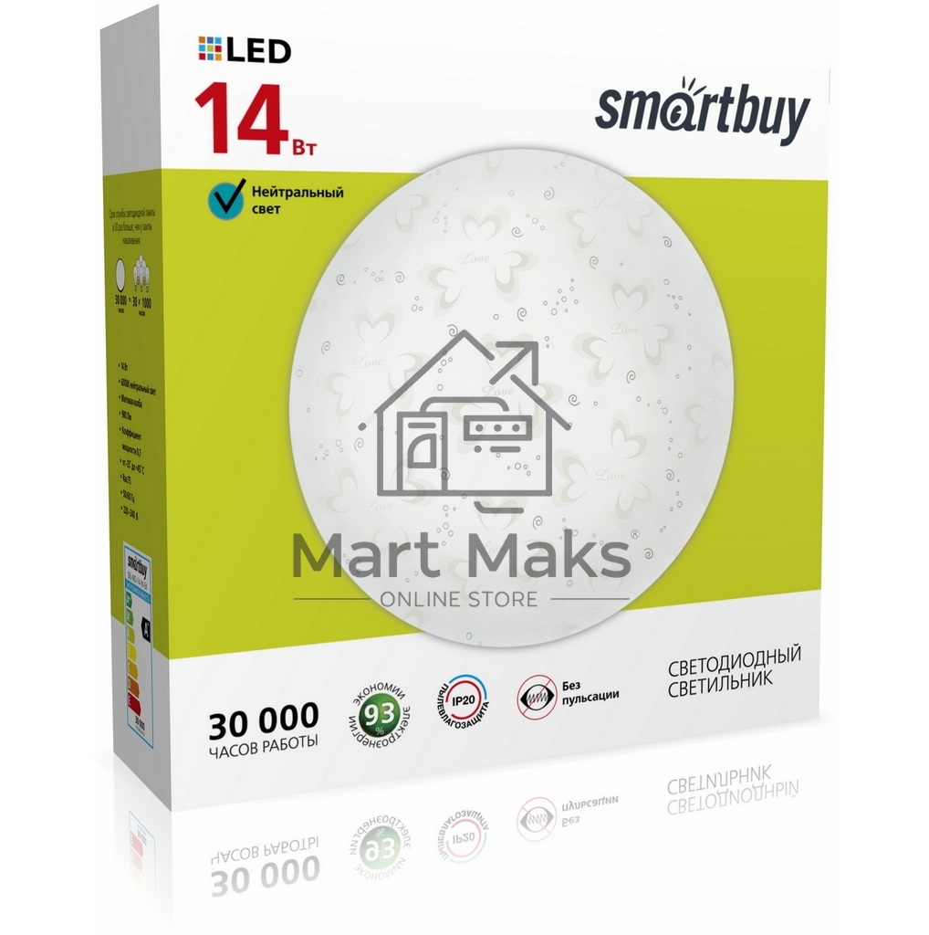 Светильник Smartbuy (SBL-MD-14-W-6K) 14W/6000К