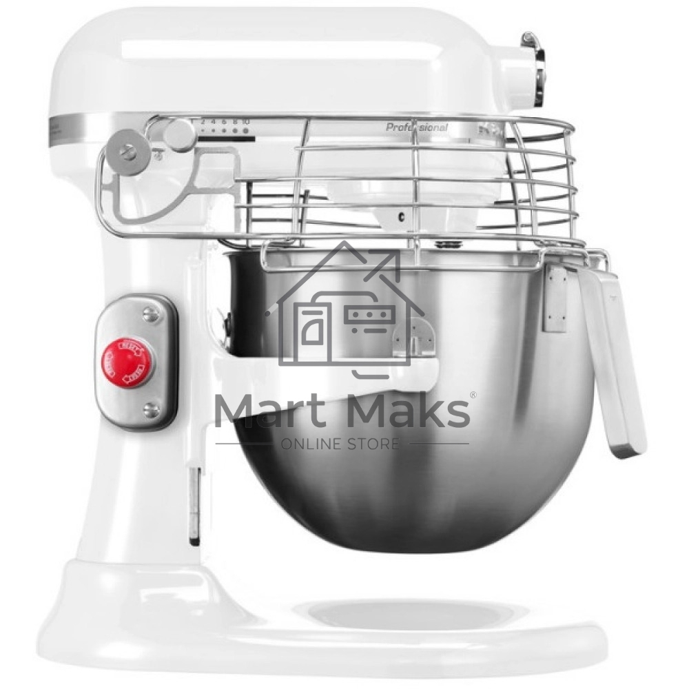Миксер с подъемной чашей KitchenAid 5KSM7990XEWH Professional 6.9л белый