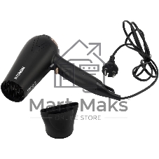 Фен Hyundai H-HDI0755 черный матовый, 2000 Вт, ионизация