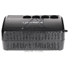 Источник бесперебойного питания CyberPower BU-1000/1000 ВА/600 Вт/4 х CEE 7 (евророзетка)
