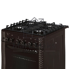 Плита газовая Gefest 6500-02 0045 коричневый, конфорок 4 шт, духовка 52 л, 60 см x 85 см x 60 см