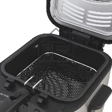 Фритюрница ENDEVER Skyline FR-115 чёрный/металлик, 1800 Вт, 2.5 л, 0.6 кг, антипригарное покрытие