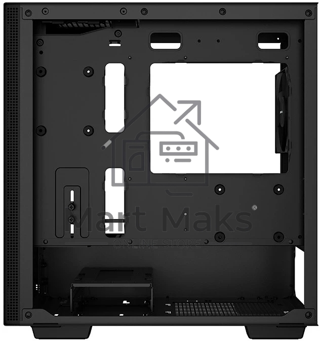 Компьютерный корпус Deepcool CH370 черный без БП mATX 1x120mm 1xUSB2.0 1xUSB3.0 audio bott PSU