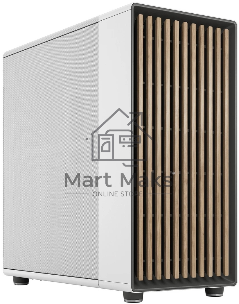 Корпус ПК без блока питания Fractal Design North XL, Full-Tower, 3x140mm, 2xUSB-A 3.2 + 1xUSB 3.2 Type-C E-ATX, ATX, mATX, mITX Wood panel, Chalk White