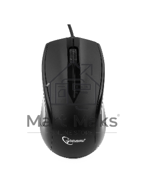 Мышь проводная Gembird MUSOPTI9-905U черный, 1000 dpi, USB, кнопки - 3